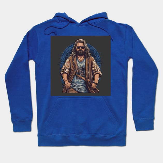 Fat Thor Dude Hoodie by Grassroots Green